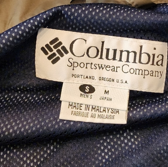 Columbia Blue and Tan Windbreaker - Picture 5 of 16